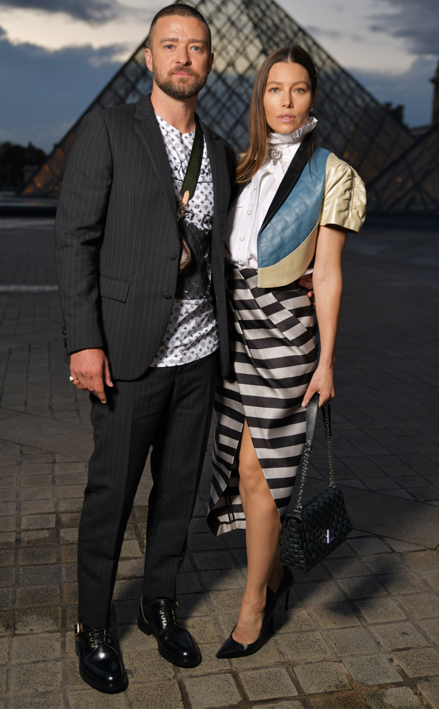 Justin Timberlake, Jessica Biel, 2019 Paris Fashion Week Justin Timberlake, Jessica Biel, 2019 Paris Fashion Week